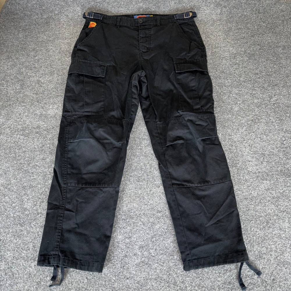 Empyre Relax Cargo Pants Mens Size 30‎ (Fits 33x27) Black Utility Streetwear